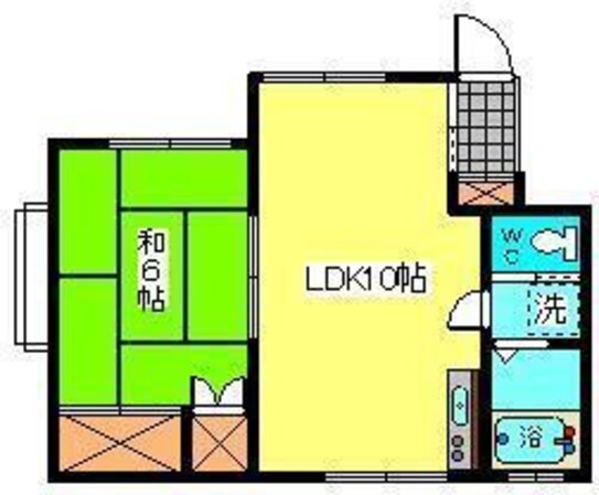 ファミール佐伯の物件間取画像